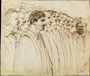 Review of Clergymen Caricature by Guercino
